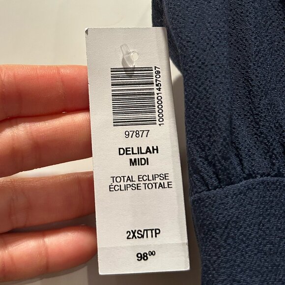 Aritzia Sunday Best Delilah Gathered-bust Midi dress | 2XS - Picture 4 of 11